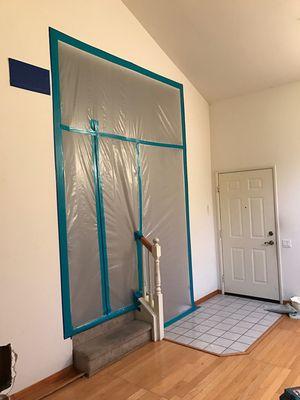 Proper containment for mold damage remediation