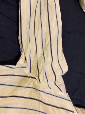 shirt ruined by fifth avenue cleaners at powell