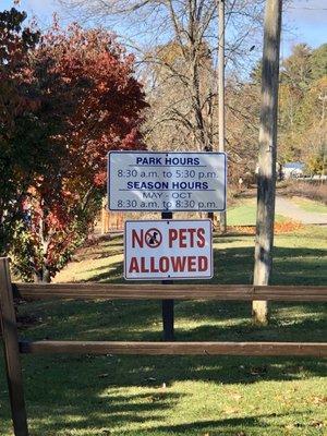 No pets allowed :(.