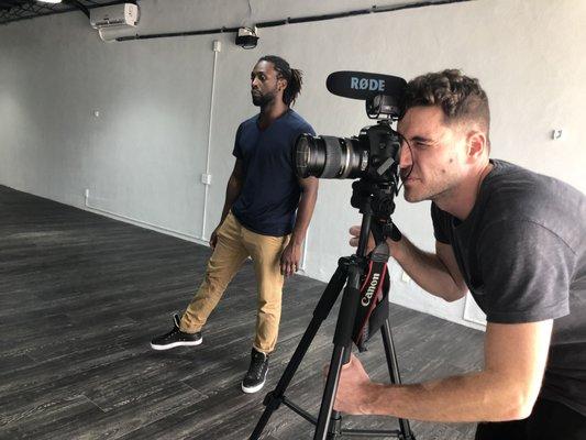 We rented the space for a short video shoot.