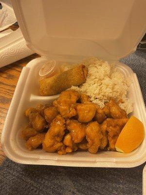 25. Orange Chicken Combo