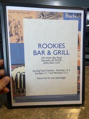 Rookies Bar & Grill