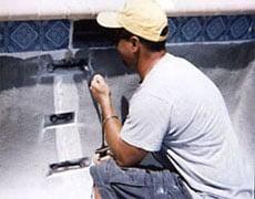 Crack repaired with Torque Lock stitching method.