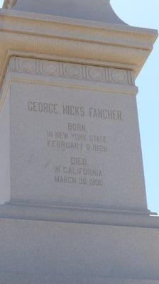 the Fancher Memorial Inscriptions