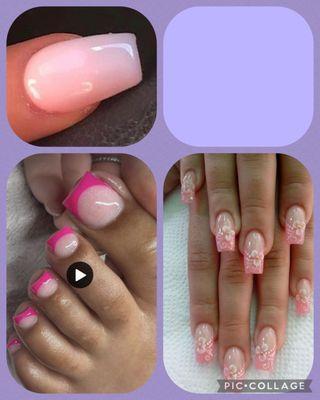 Inspiration board shown to nail artist