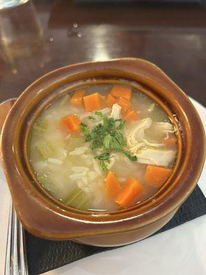 Chicken rice soup