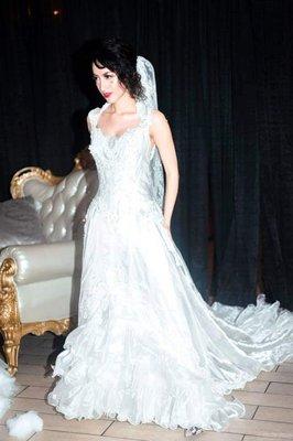 From the 3rd annual charity fashion show, my couture bridal gown