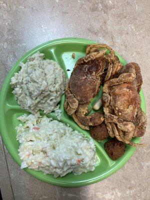Soft shell crabs