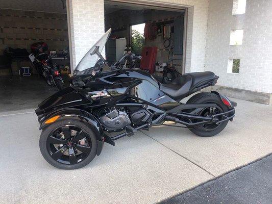 2017 Can-Am Spyder F3 with 446 miles. Sale Price: $14,800.00