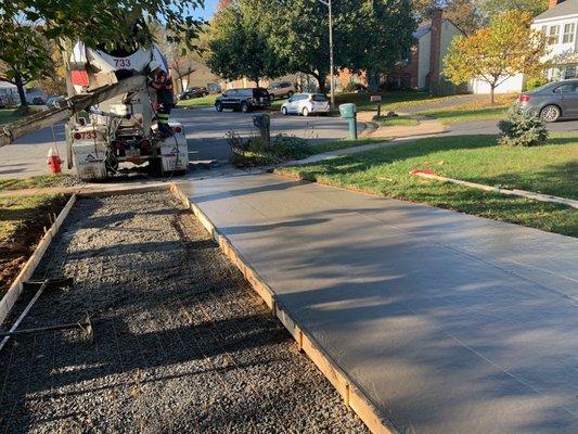 First half placement.