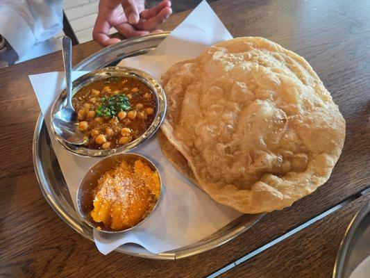 Authentic Halwa Poori