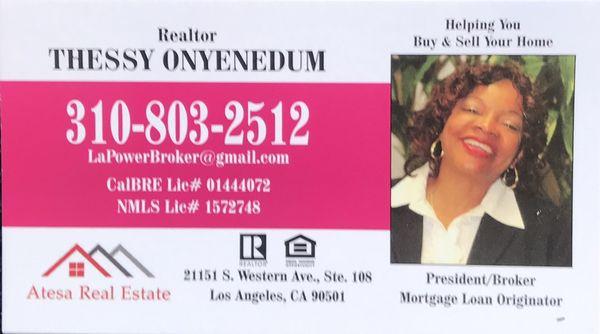 Thessy Onyenedum - Atesa Real Estate