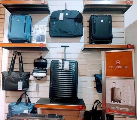 Victorinox (Swiss Army), great luggage and accessories for the business or casual traveler.