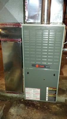 New Furnace installed!Customer happy to have Heat