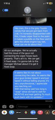 Trying to cover themselves, if you "forget" to connect them back together, why did use tape to close the area off, this makes no sense.