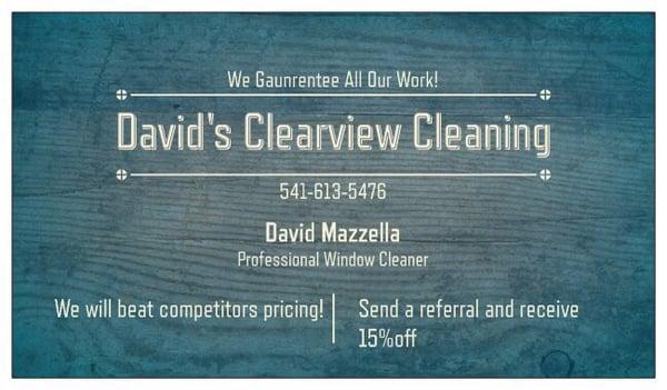 David's Clearview Cleaning