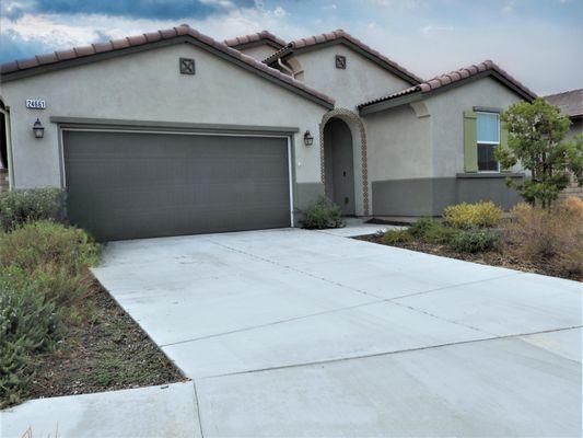 I represented the buyer at 24661 Blue Feather Cir, Menifee, CA 92584. Purchase price $594,900.