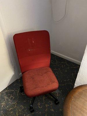 WTH has gone on in this chair?