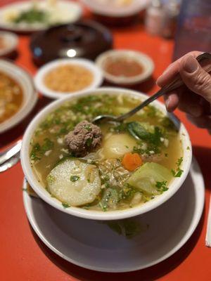 Albondigas Soup was soooo good