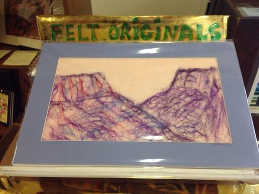 Also sells local art!