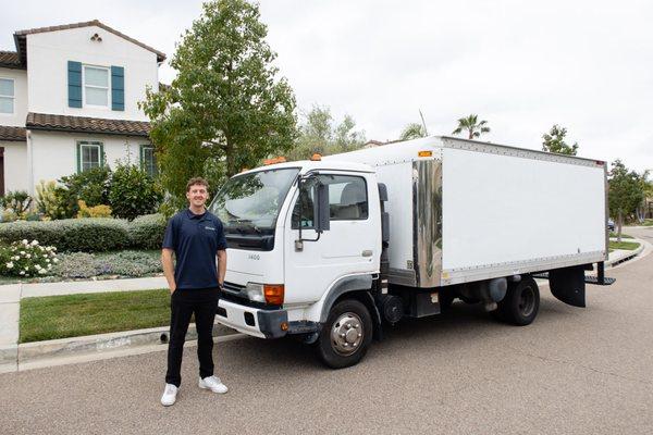 No vans here - We use the worlds most powerful carpet cleaning machine to clean your home