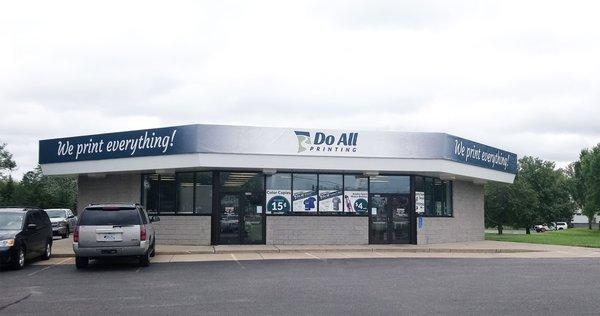 Located at Highway 10 and Sunfish Lake Blvd with plenty of parking