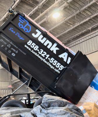 10 Yard Dump trucks available - Same Day Junk Removal