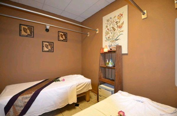 Couple Massage room with comfortable table