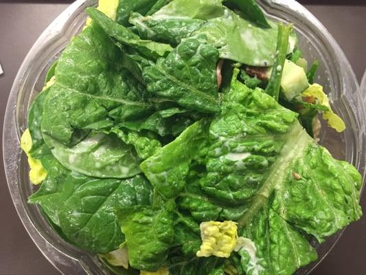 California Cobb with peppercorn ranch dressing.