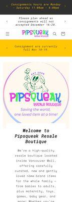 Pipsqueak Resale Boutique