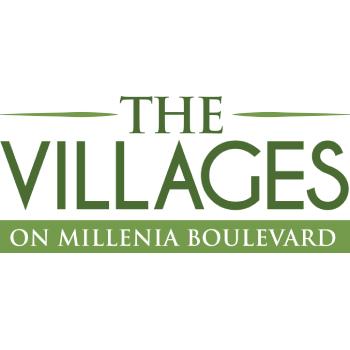 The logo for The Villages on Millenia Boulevard.