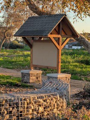 Back of the bulletin board