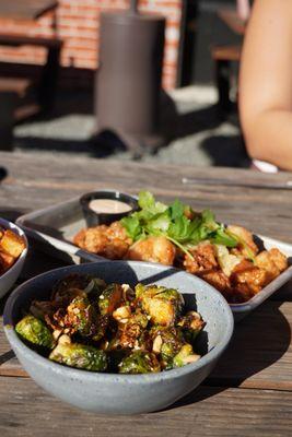 *Brussels Sprouts for 4 to 6**Chicken Karaage*