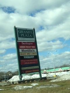 Granite Plaza -- 700-780 Granite Street / Route 37, Braintree Sign