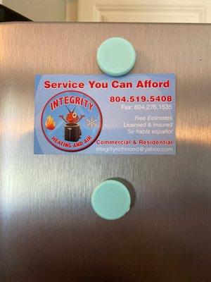 Integrity Heating & Air Conditioning