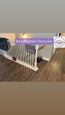 LVP (luxury vinyl plank) flooring installed by Rocky Mountain Floor Coverings