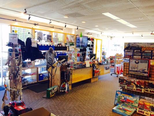 AMain stocks games, toys, puzzles, kites and so much more!