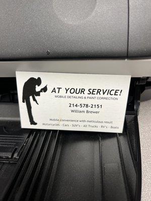 At Your Service Detail & Paint Correction