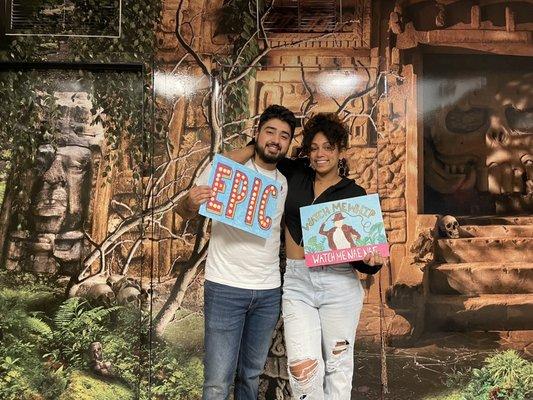 We escaped!!