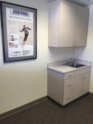 An extra and smaller waiting room off of the main...