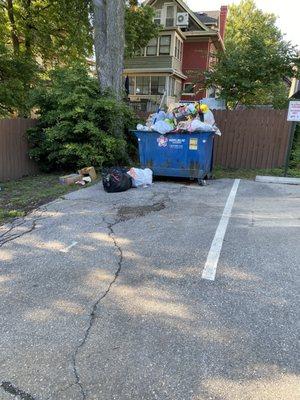 I've had to file a complaint with the city and tomorrow will be three weeks that our trash hasn't been touched. This place SUUUUUUCKS.