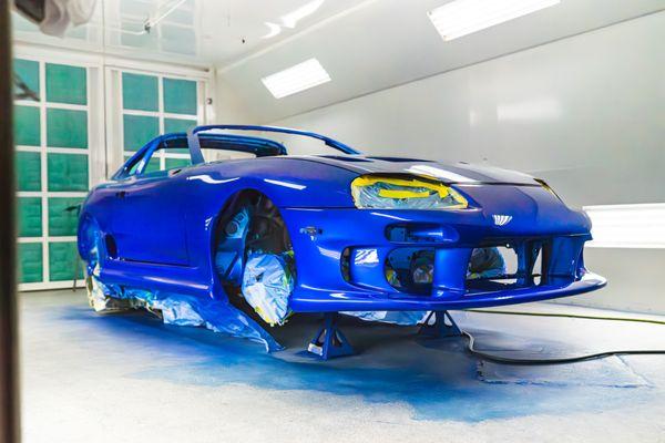 Supra Whole Car Paint Job. Life time Warranty!! That's how confident we are at what we do!