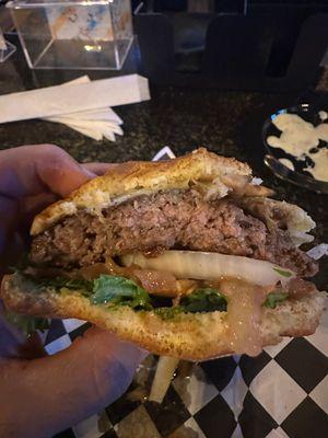 Mushroom Swiss Burger