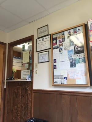 Great Dentist. In the office.