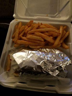 Had the Lamb Gyros and let me tell you it was AMAZING!! The whole family had one and lived it and the fries!