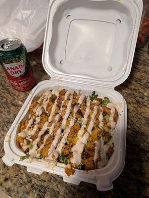 Small chicken salad. Not really that small.