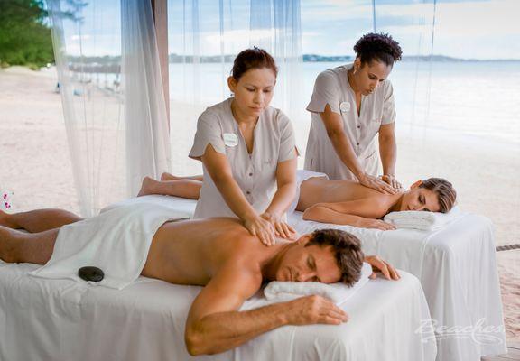 Try a spa at one of the Ultra Inclusive Sandals Resorts.