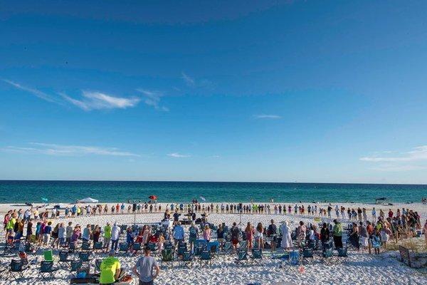Beach Baptism service @ Henderson Beach