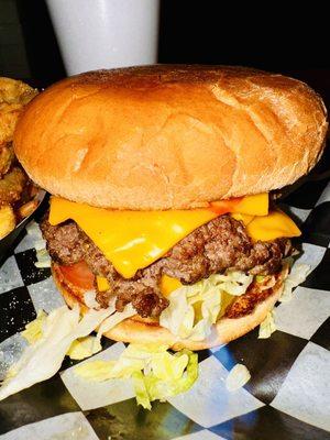 Double original burger with cheese