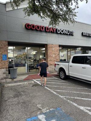My daughter and husband on our last day in Georgetown